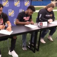 Two Wildcats Football Players and Lady Cats Track Athlete Sign With Colleges