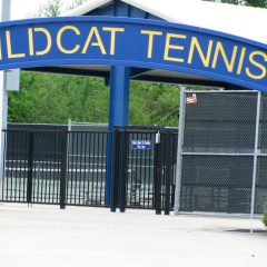 Wildcats Team Tennis Plays Practice Match at Home Against Royse City on Monday