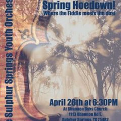 Hoedown at Shannon Oaks Church, April 26th, 2019