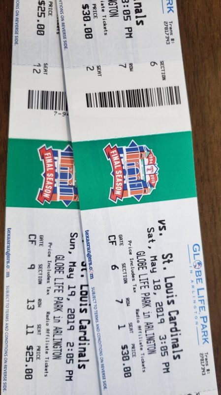 Texas Ranger Ticket Giveaway May 19, 2019 - Ksst Radio