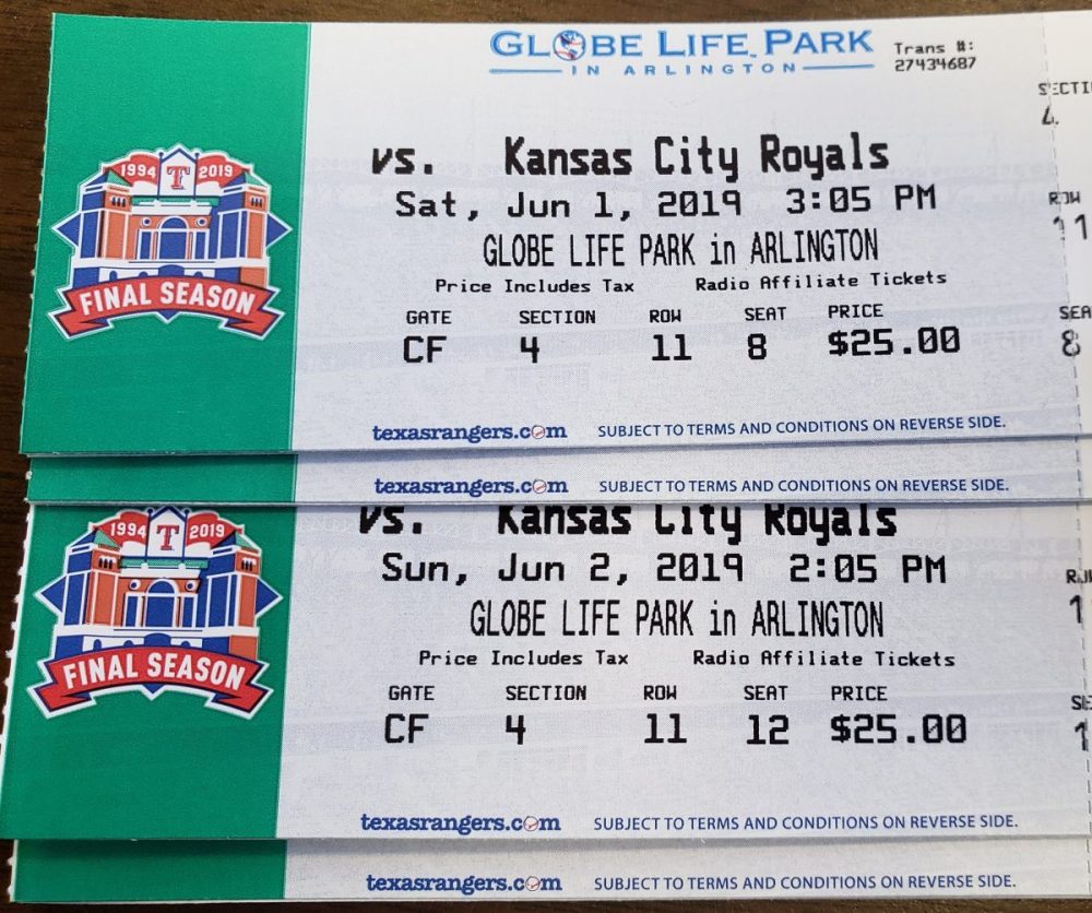 KSST is Giving Away Texas Rangers Baseball Tickets! June 2nd, 2019