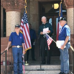 Ceremonial Send-off For Veterans Honor Flight