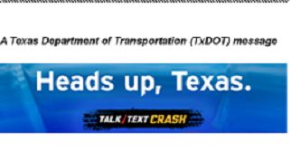 TXDOT PSA message pic