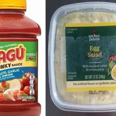 Pasta Sauces, Certain Packaged Salads Latest Foods Being Recalled