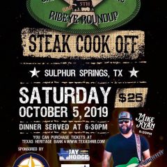NETBIO ‘Ribeye Roundup’ Steak Cookoff Set for Saturday October 5 on Celebration Plaza