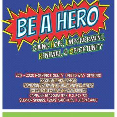 Be A HERO, Help United Way Offer Hope, Empowerment, Renewal, Opportunity Through Annual Campaign