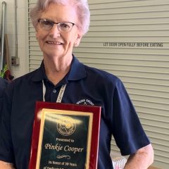 Pinky Cooper Honored for 30 Years On the Job at Hopkins County Sheriff’s Department
