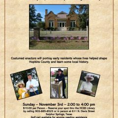 2019 City Cemetery Historic Tour