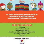 Coat and Blanket Drive by CANHelp Is Now Underway!