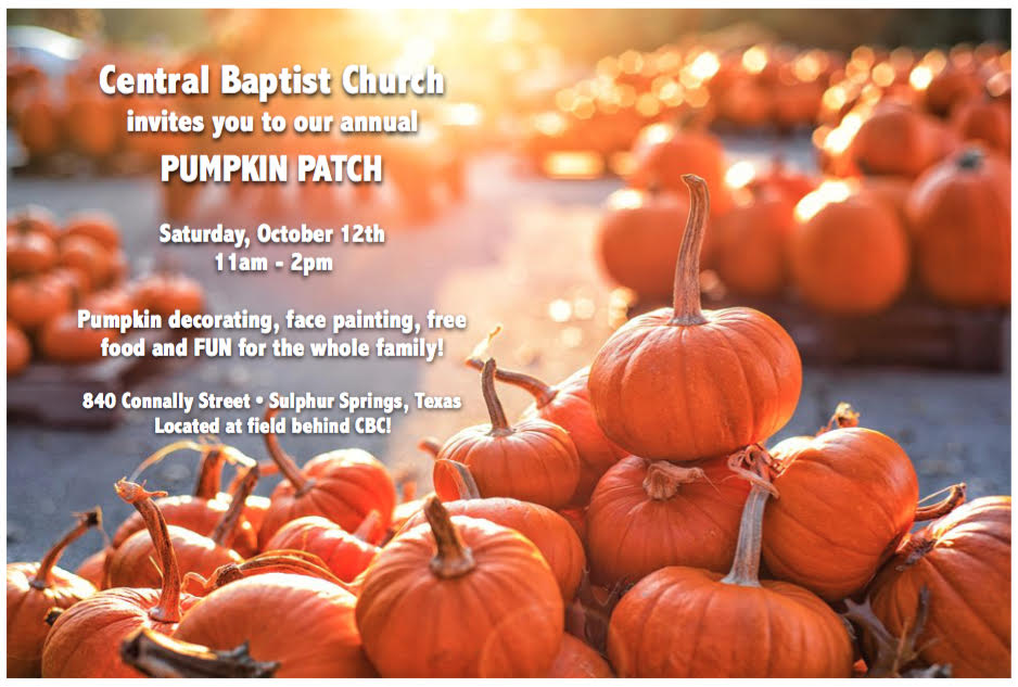 Central Baptist Church Pumpkin Patch 2019