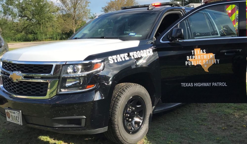 Texas Department of Public Safety highway patrol vehicle