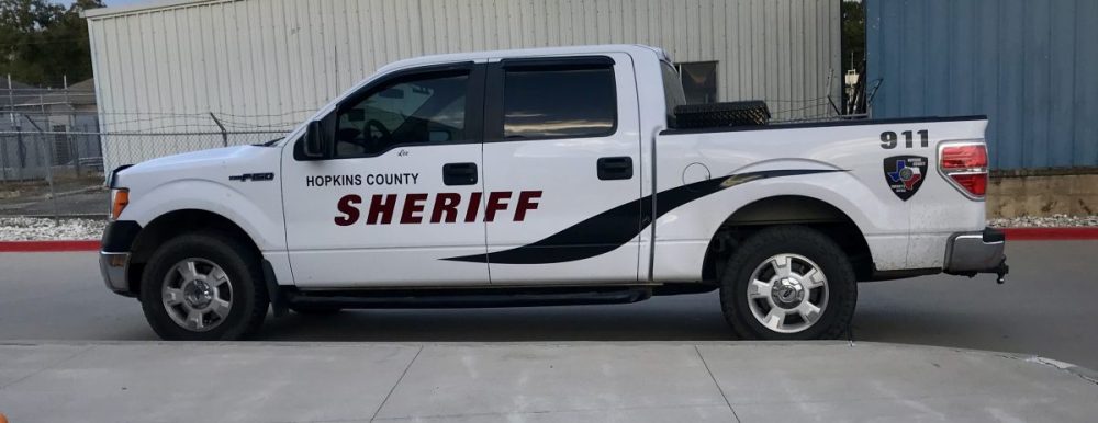 Hopkins County Sheriff's Truck