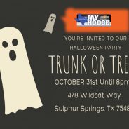 Plenty of Trunks and Treats