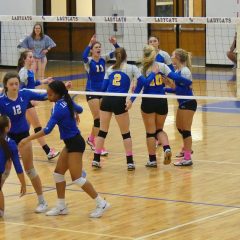 Lindale Squeezes Past Lady Cats Volleyball Team, 3-1 at SSHS Tuesday Night (Updated With Photos)