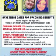 Save the Dates: “Benefits of Love” Events for Reed, Ivey and Cavanaugh Families