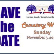 Cemetery Walk November 3rd, 2019