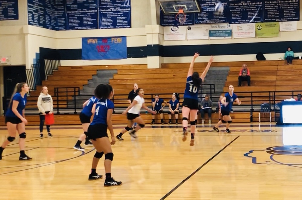 Sulphur Bluff Volleyball Gets Win Over Clarksville 1