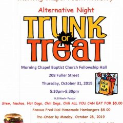 Trunk or Treat with Fred Dial Hamburgers or More