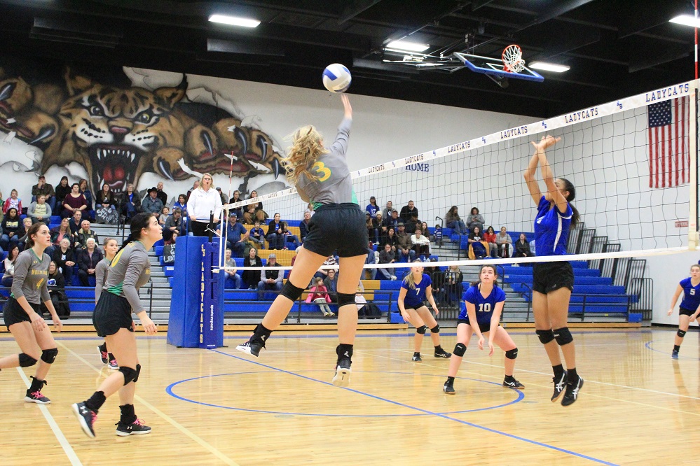 Miller Grove Volleyball v Sulphur Bluff November 2019 jump