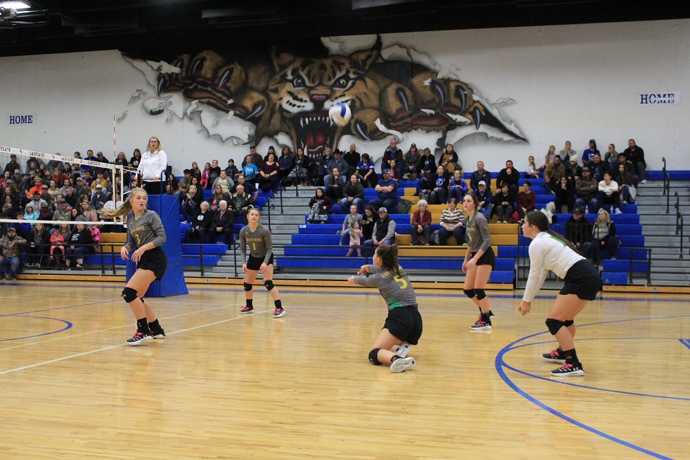 Miller Grove Volleyball v Sulphur Bluff November 2019 pic 5 dive