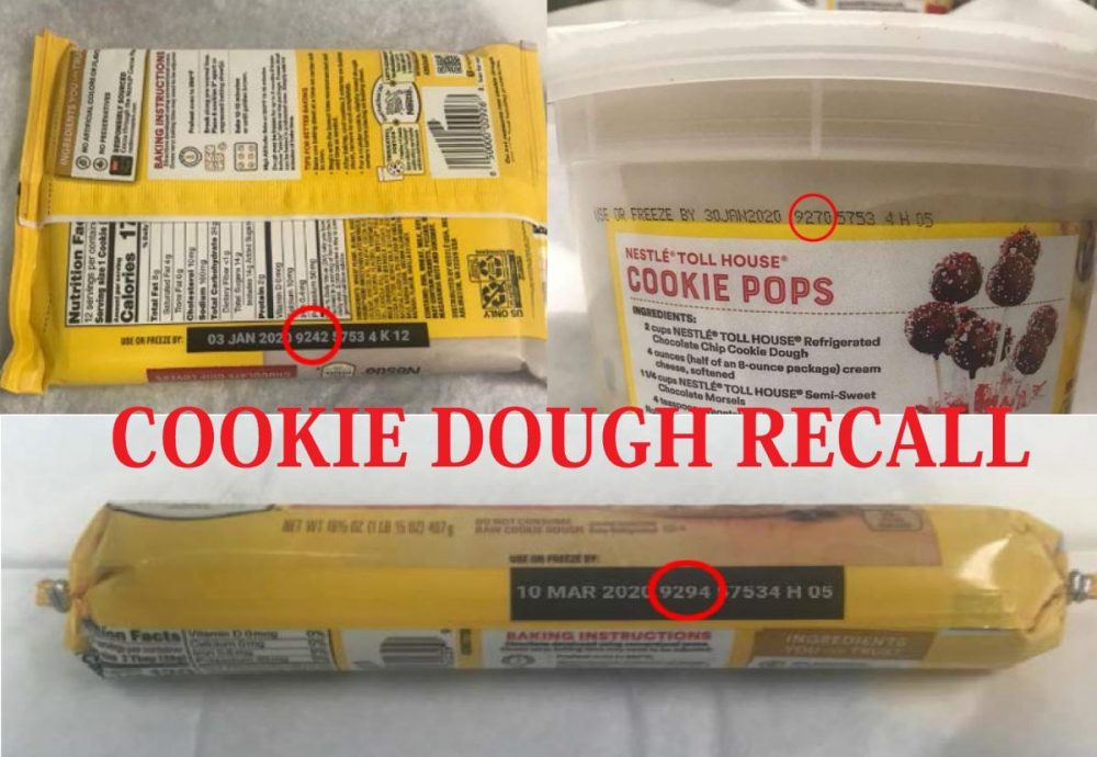 Nestlé Toll House Recalls Batches Of At least 2 Dozen Readytobake