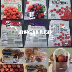 Fruit Recalls: Season’s Choice, Raley’s Frozen Raspberries, Berry Mixes; North Bay Fresh Apples