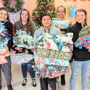 North Hopkins FCCLA Students Spread Christmas Warmth, Cheer Through a Donation of Blankets