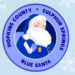 Blue Santa’s Drive-Thru Open December 1 til 7pm on WalMart Lot… Toys and Donations Needed!