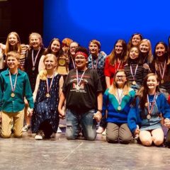 SSMS One Act Play Cast Wins 2nd Place Honors