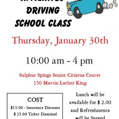 Driving Class Offered At Senior Citizens Center