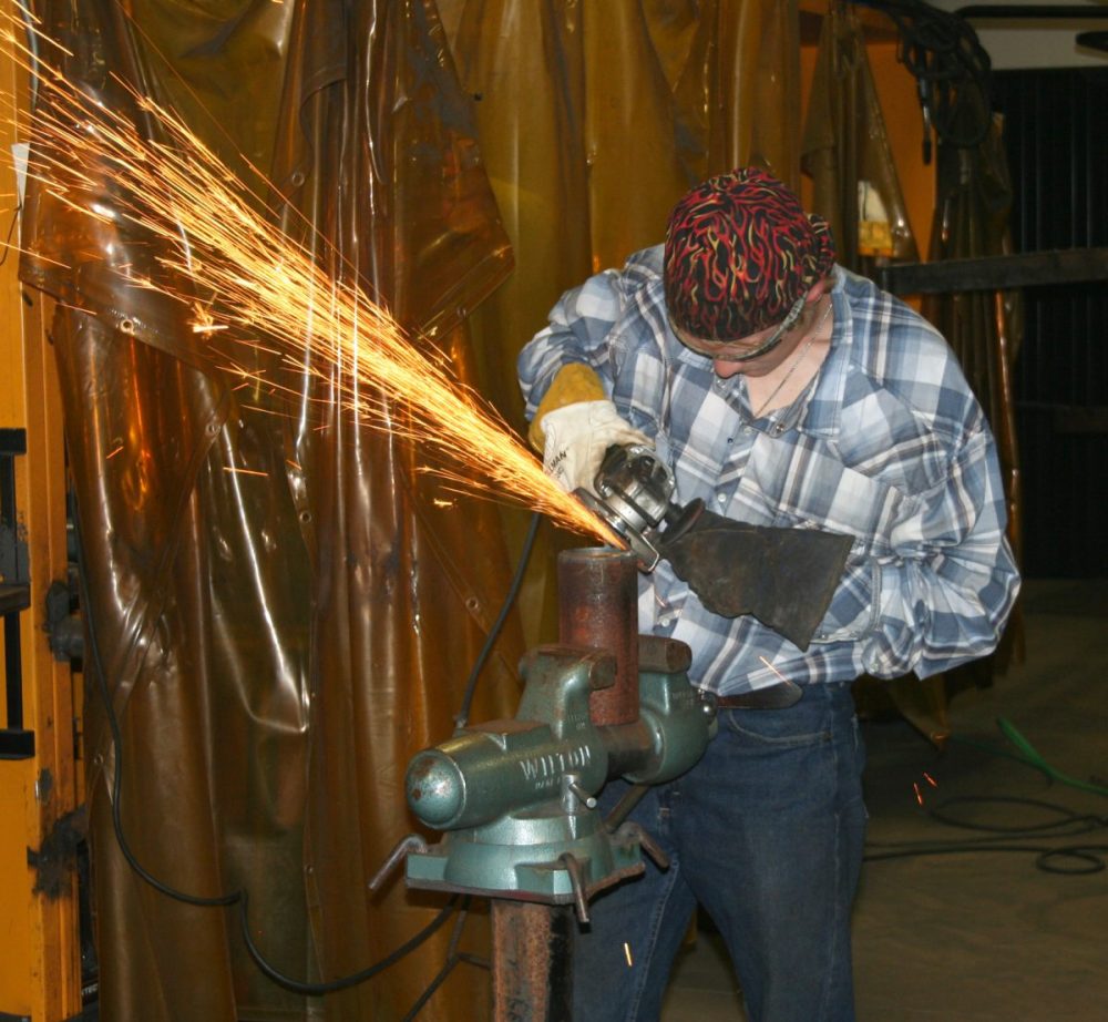 Paris Junior College Welding Student