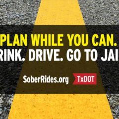 TxDOT URGES FOOTBALL FANS TO PLAN AHEAD FOR A SOBER RIDE