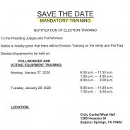 Election Workers Needed For Party Primary, General Election