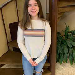 4H Member Aspen Mayhew Prepares for Hopkins County Junior Market Show