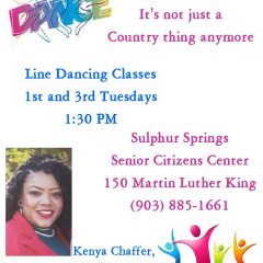 Meet New Line Dancing Instructor at Seniors Center