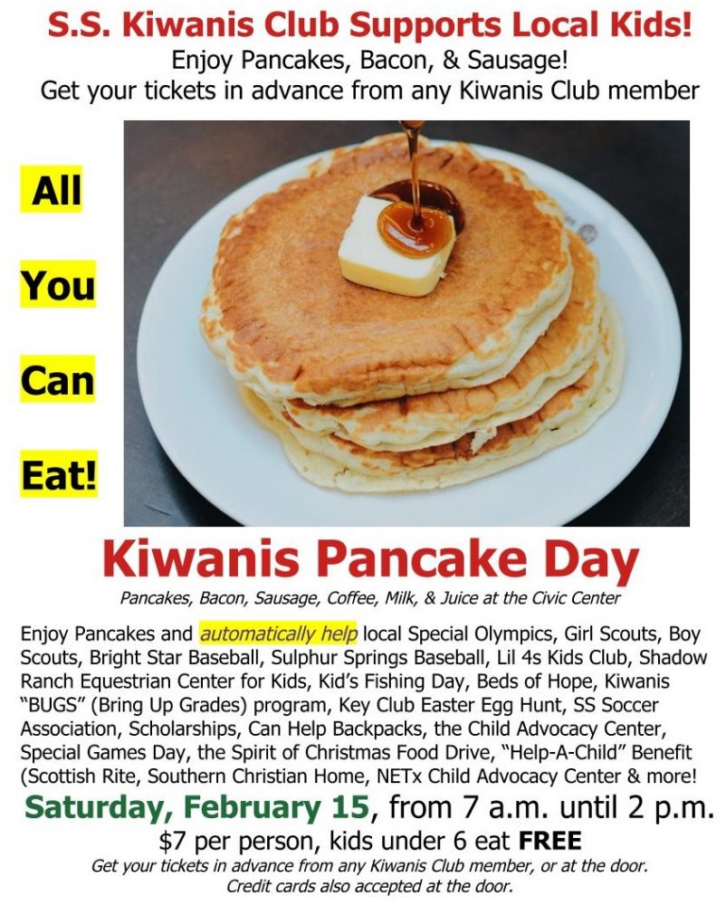Pancakes 2020 flyer