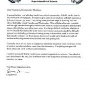 Como Pickton Closes School Due to Flu