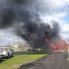 Blaze Destroys FM 1567 Garage, Causes Damage To Residence Kitchen