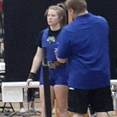 SSISD Powerlifter Places 1st at Commerce Meet.