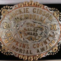 Hopkins County Junior Market Livestock, NETLA Awards Include Buckles