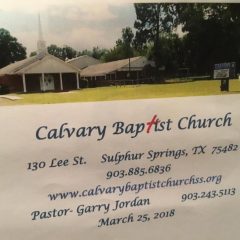Calvary Baptist Church Cancels ‘In Person’ Service