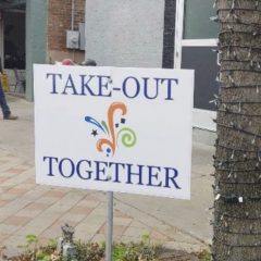 Signs Are Up For Takeout Together – Curbside Pick Up From Sulphur Springs Restaurants