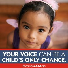 CASA on Child Abuse Prevention in April and Blue Sunday on April 26