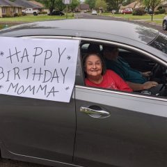 On Being Kind: Mom’s Birthday Wave Parade!