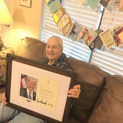 Local Senior Citizen John Hug Turns 100 Years Old!