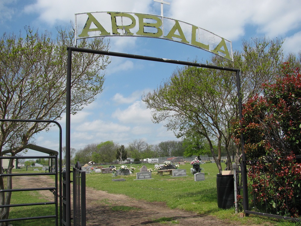 Arbala Cemetery in Arbala Texas