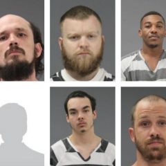 6 Men Jailed On Felony Warrants