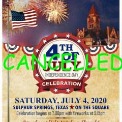 Hopkins County 4th Of July Celebration Cancelled