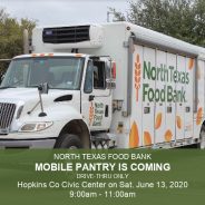 Mobile Food Pantry Returns Hopkins County Saturday