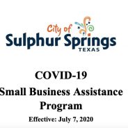 CARES Funding For Qualifying Small Businesses Being Distributed By City